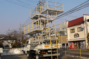 トンネル作業用架台